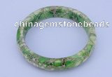 CGB207 Inner diameter 60mm fashion dyed imperial jasper gemstone bangle