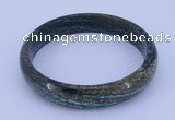 CGB212 Inner diameter 62mm fashion dyed long spar stone bangle