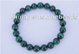 CGB215 2pcs 7.5 inches 4mm natural malachite gemstone bracelets