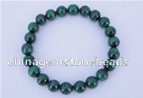 CGB216 2pcs 7.5 inches 6mm natural malachite gemstone bracelets