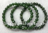 CGB2616 7.5 inches 7mm round diopside quartz beaded bracelets