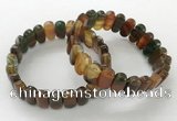 CGB3111 7.5 inches 8*15mm oval agate gemstone bracelets