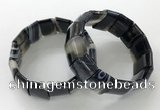 CGB3192 7.5 inches 15*25mm rectangle agate bracelets wholesale