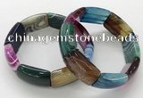 CGB3207 7.5 inches 18*29mm agate gemstone bracelets wholesale