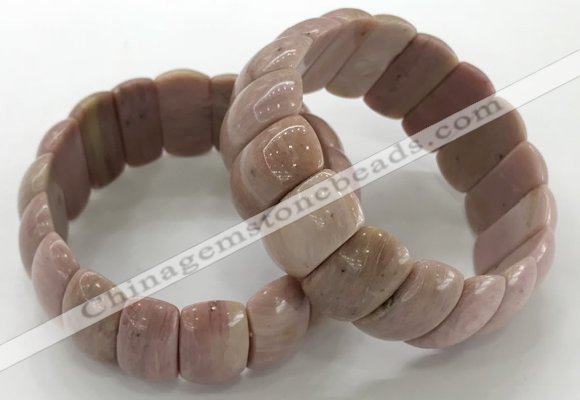 CGB3253 7.5 inches 12*25mm oval rhodochrosite bracelets