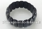 CGB3256 7.5 inches 12*25mm oval blue goldstone bracelets