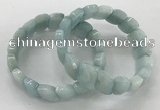 CGB3266 7.5 inches 10*15mm faceted marquise imitation aquamarine bracelets