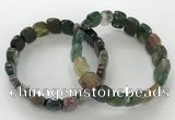 CGB3269 7.5 inches 10*15mm faceted marquise Indian agate bracelets