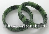 CGB3339 7.5 inches 10*15mm rectangle ruby zoisite bracelets