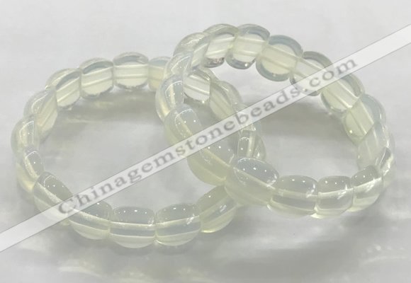 CGB3364 7.5 inches 10*15mm oval opal bracelets wholesale