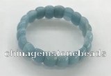 CGB3367 7.5 inches 10*15mm oval imitation aquamarine bracelets