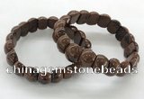 CGB3385 7.5 inches 10*15mm oval mahogany obsidian bracelets