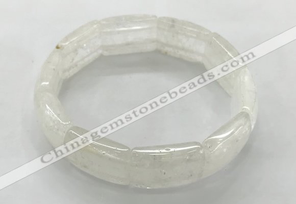 CGB3400 7.5 inches 15*21mm white crystal bracelets wholesale