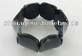 CGB3505 7.5 inches 30*40mm oval agate bracelets wholesale