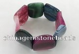 CGB3507 7.5 inches 30*40mm oval agate bracelets wholesale