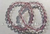 CGB4000 7.5 inches 8mm round rose quartz beaded bracelets