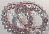 CGB4001 7.5 inches 10mm round rose quartz beaded bracelets