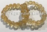 CGB4035 7.5 inches 10*14mm calabash citrine beaded bracelets wholesale