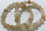 CGB4058 7.5 inches 9mm round moonstone beaded bracelets