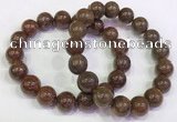 CGB4603 12mm - 13mm round golden rutilated quartz beaded bracelets