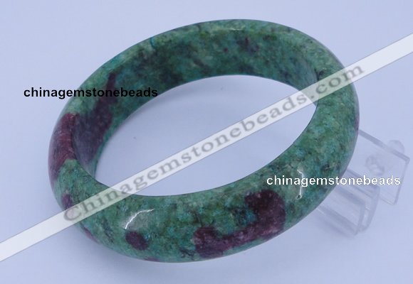 CGB470 Inner diameter 60mm fashion dyed ruby zoisite gemstone bangle