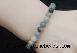 CGB5006 6mm, 8mm round seaweed quartz beads stretchy bracelets