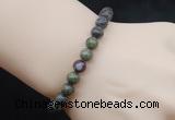 CGB5049 6mm, 8mm round dragon blood jasper beads stretchy bracelets