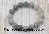 CGB5305 10mm, 12mm round seaweed quartz beads stretchy bracelets