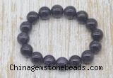 CGB5311 10mm, 12mm round grade A amethyst beads stretchy bracelets