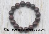 CGB5379 10mm, 12mm round brecciated jasper beads stretchy bracelets