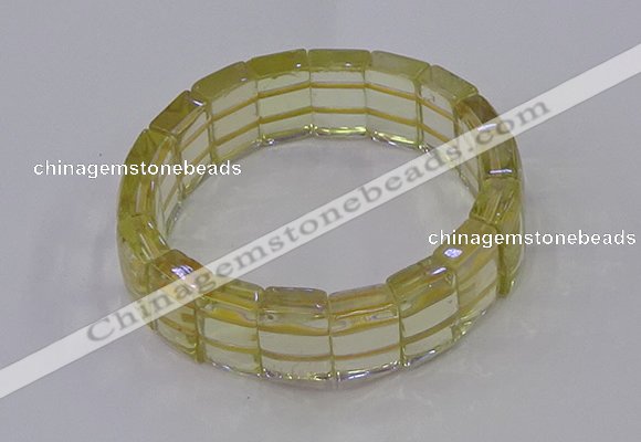 CGB671 7.5 inches 11*16mm lemon quartz bracelet wholesale