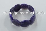 CGB702 8 inches 25*30mm agate gemstone bracelet wholesale