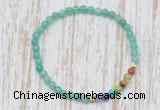 CGB7030 7 chakra 4mm peafowl agate beaded meditation yoga bracelets