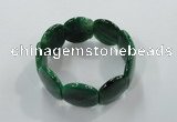 CGB704 8 inches 25*30mm agate gemstone bracelet wholesale