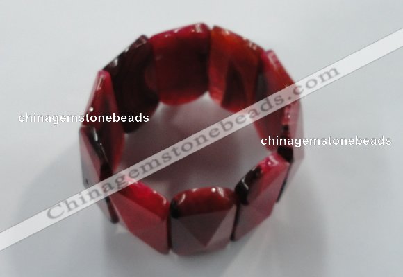 CGB708 8 inches 21*55mm agate gemstone bracelet wholesale
