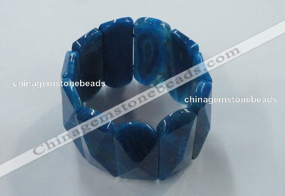 CGB711 8 inches 21*55mm agate gemstone bracelet wholesale