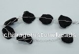 CGB715 8 inches 15*20mm - 20*25mm nuggets lava gemstone bracelets