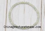 CGB7240 4mm tiny New jade beaded meditation yoga bracelets