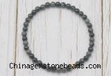 CGB7279 4mm tiny kambaba jasper beaded meditation yoga bracelets