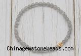 CGB7305 4mm tiny labradorite beaded meditation yoga bracelets