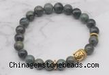 CGB7367 8mm kambaba jasper bracelet with buddha for men or women