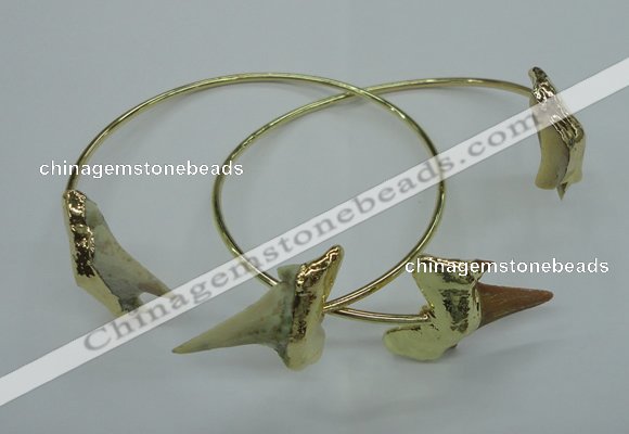 CGB765 20*22mm - 20*25mm shark teeth bangles wholesale