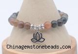 CGB7764 8mm fancy jasper bead with luckly charm bracelets