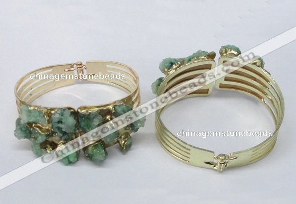 CGB827 30*68mm - 30*70mm druzy agate gemstone bangles wholeasale