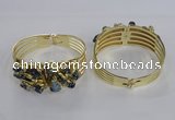 CGB845 30*68mm - 30*70mm druzy agate gemstone bangles wholeasale