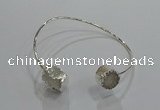 CGB888 12mm - 14*15mm freeform druzy agate gemstone bangles