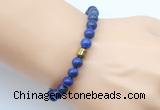 CGB9242 8mm, 10mm lapis lazuli & drum hematite power beads bracelets