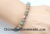 CGB9250 8mm, 10mm serpentine jasper & drum hematite power beads bracelets