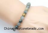 CGB9293 8mm, 10mm seaweed quartz & drum hematite power beads bracelets