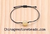 CGB9915 Fashion 12mm honey jade adjustable bracelet jewelry